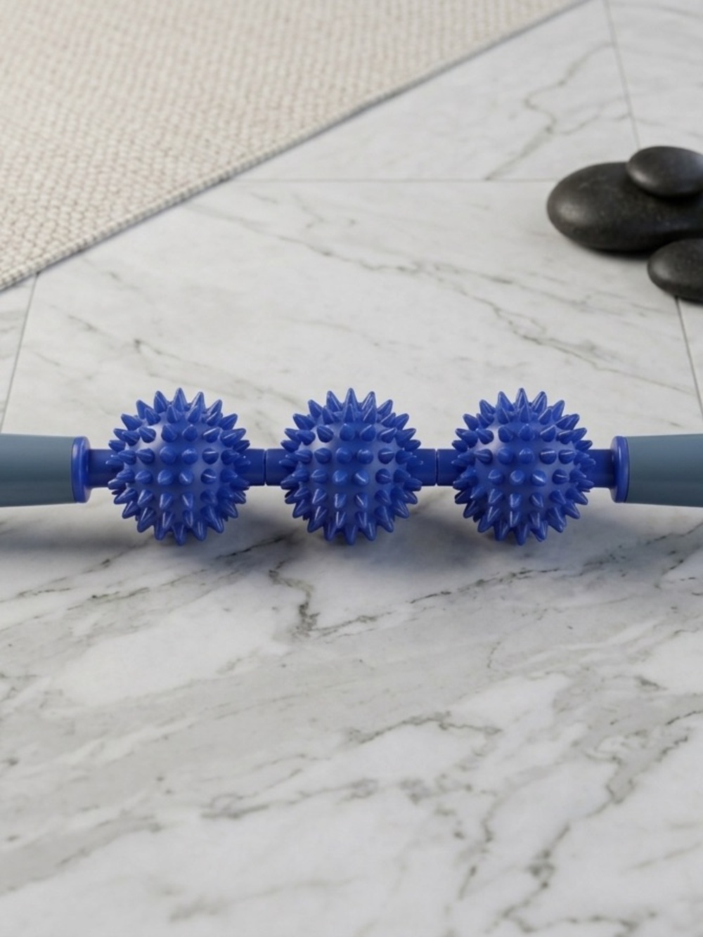 Blue Spiky Massage Roller Stick